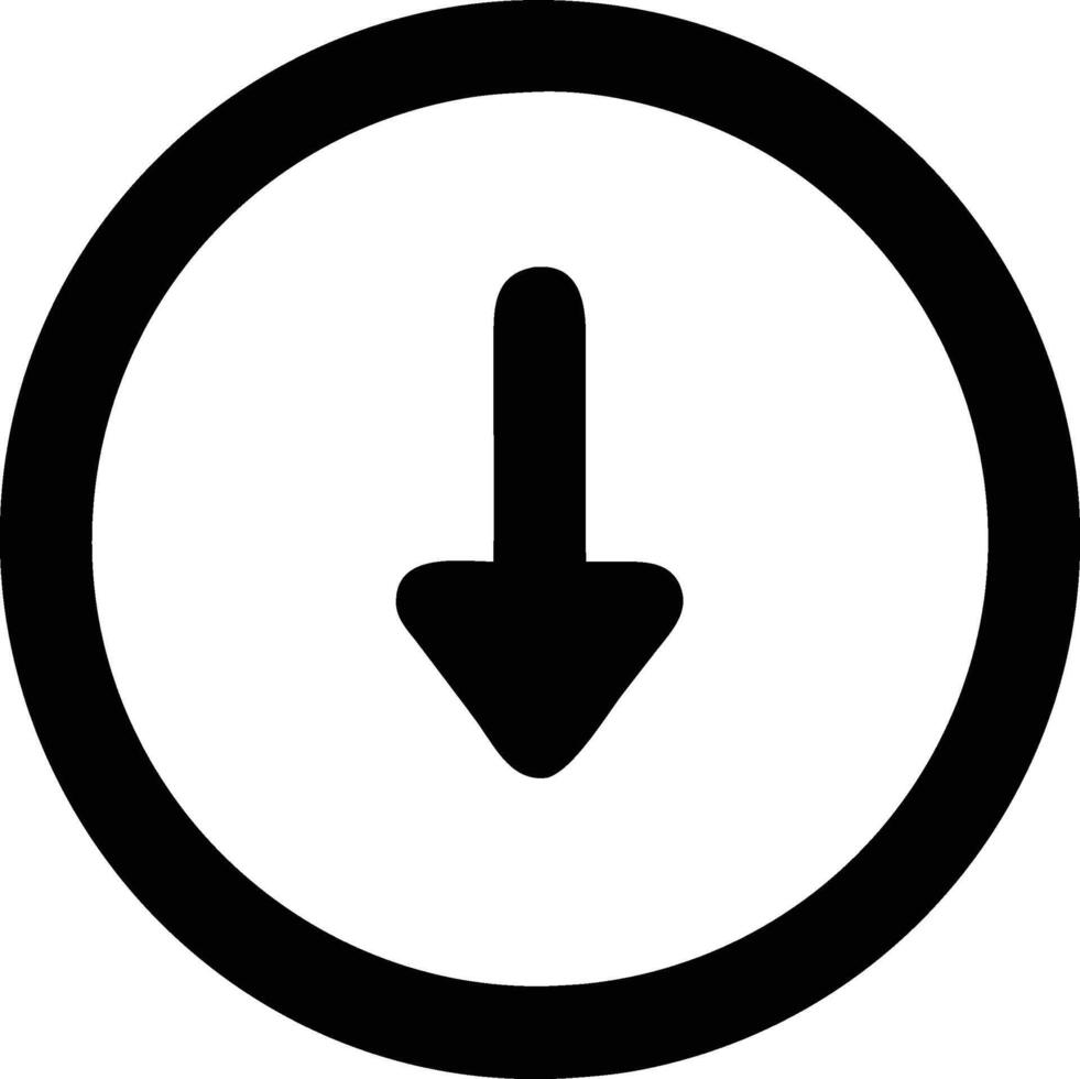 download icon for download button vector