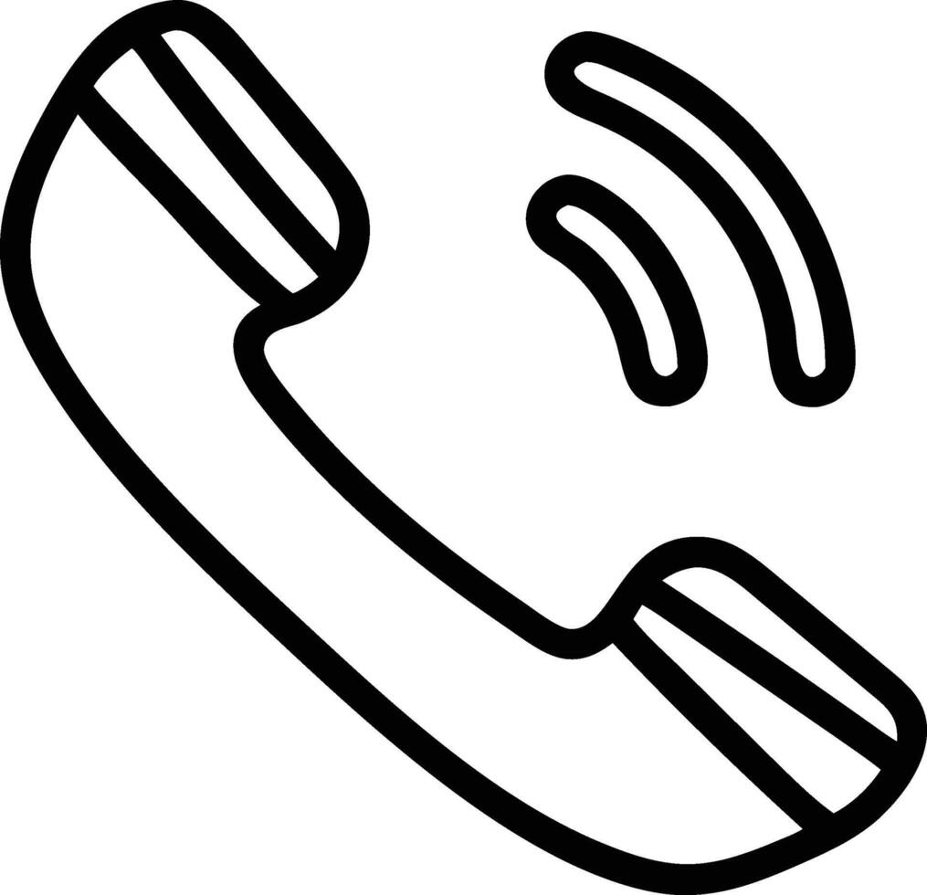 phone icon on white vector