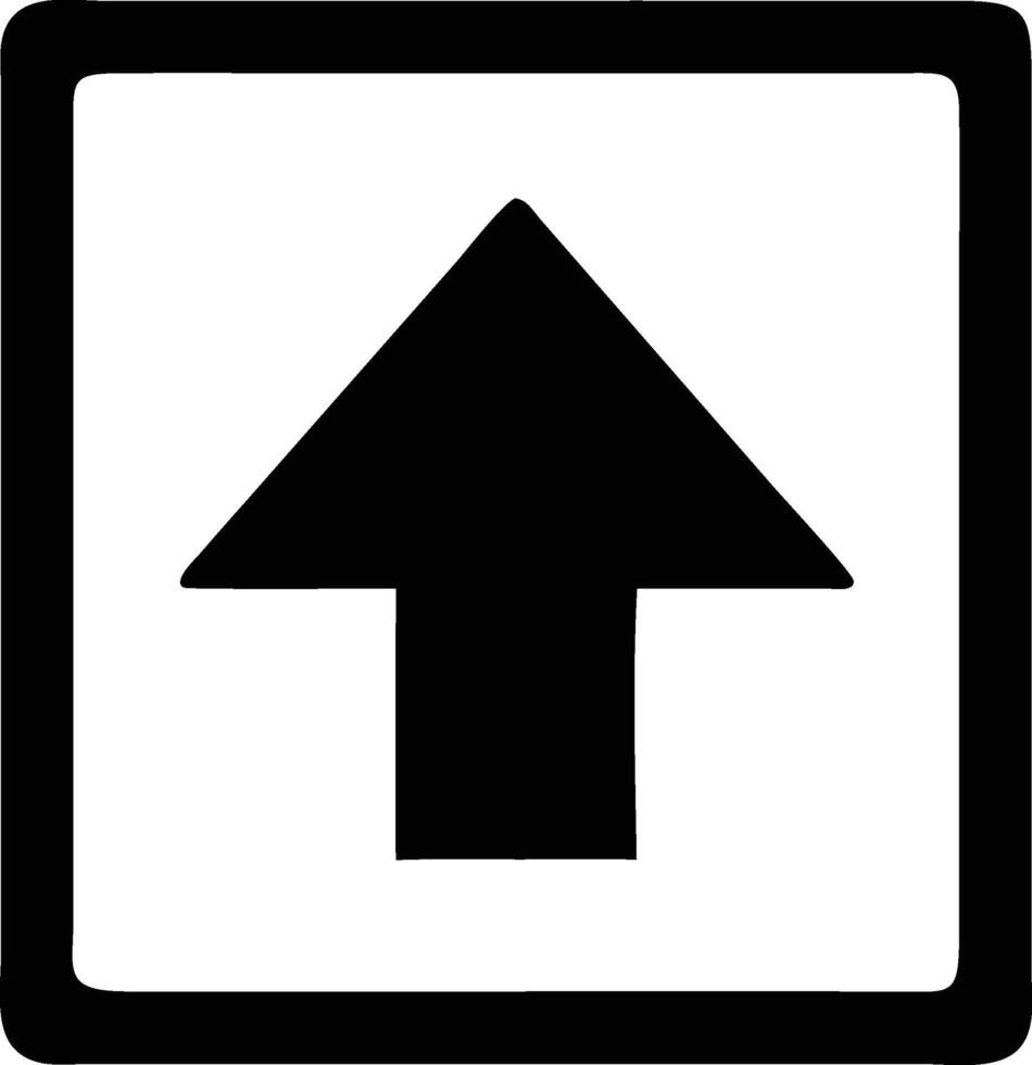 up arrow sign clip art vector