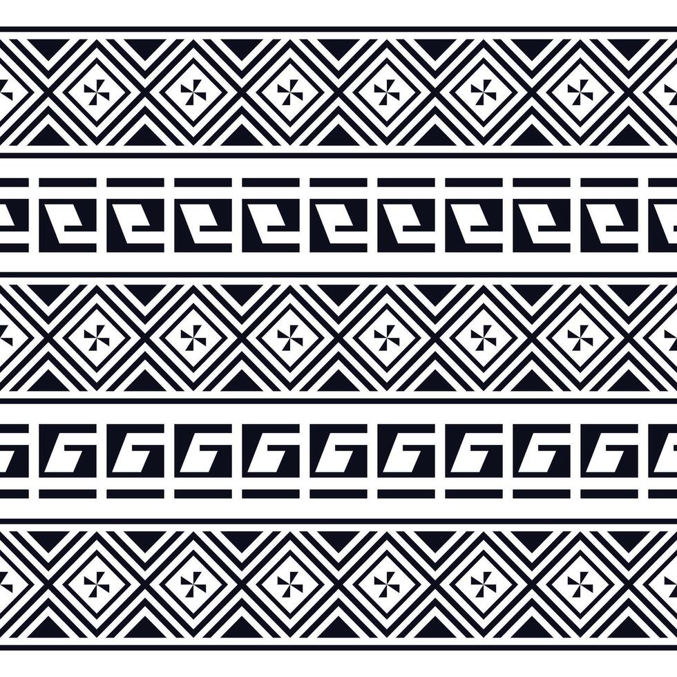 Seamless ethnic Aztec tribal pattern for backgrounds in fabric, wallpaper, card templates, wrapping paper, carpets, textiles, and covers vector