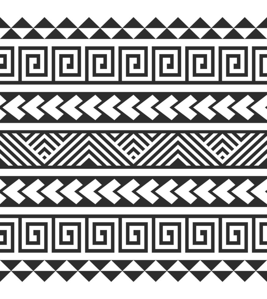 Seamless ethnic Aztec tribal pattern for backgrounds in fabric, wallpaper, card templates, wrapping paper, carpets, textiles, and covers vector
