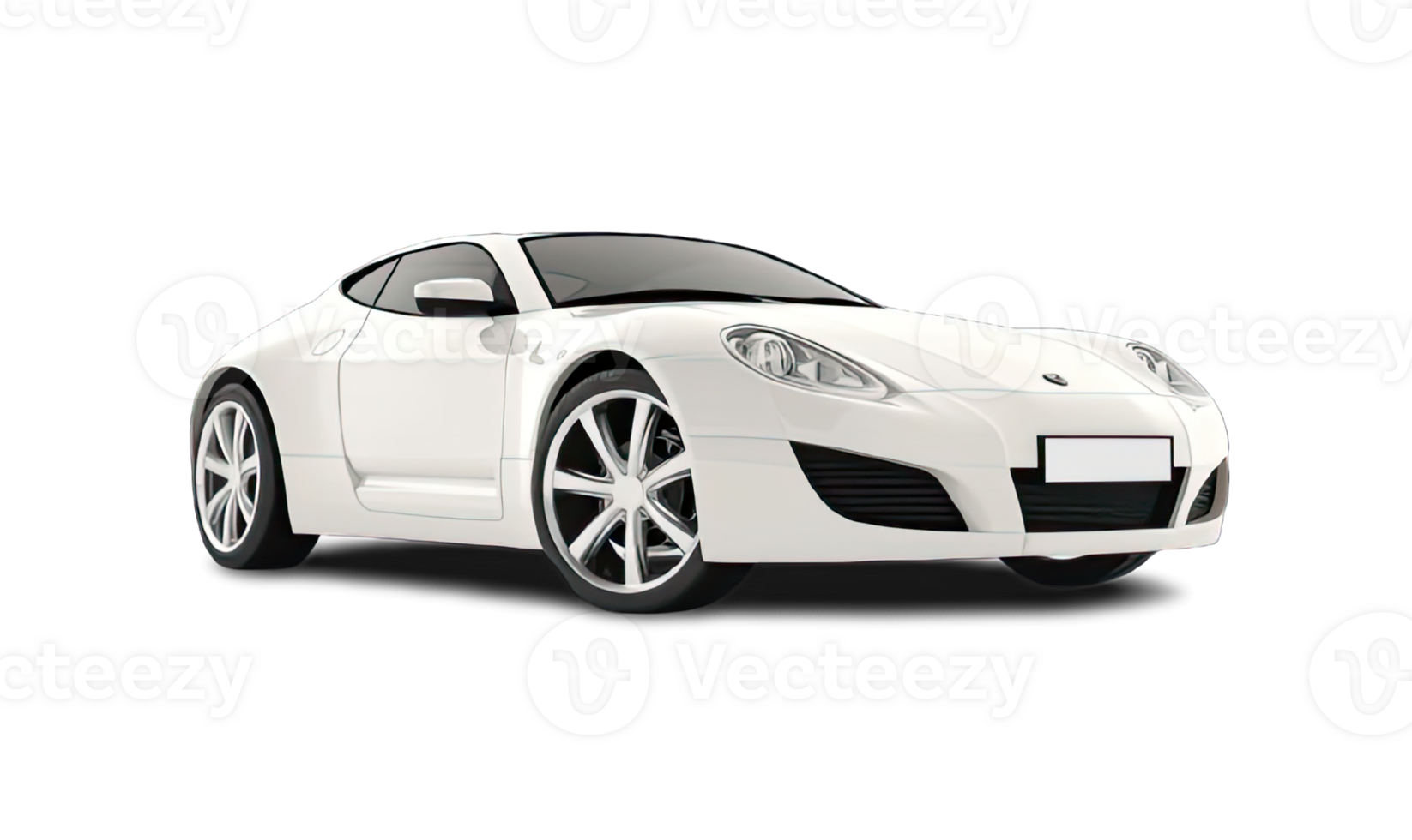. Car isolated on a transparent background. png