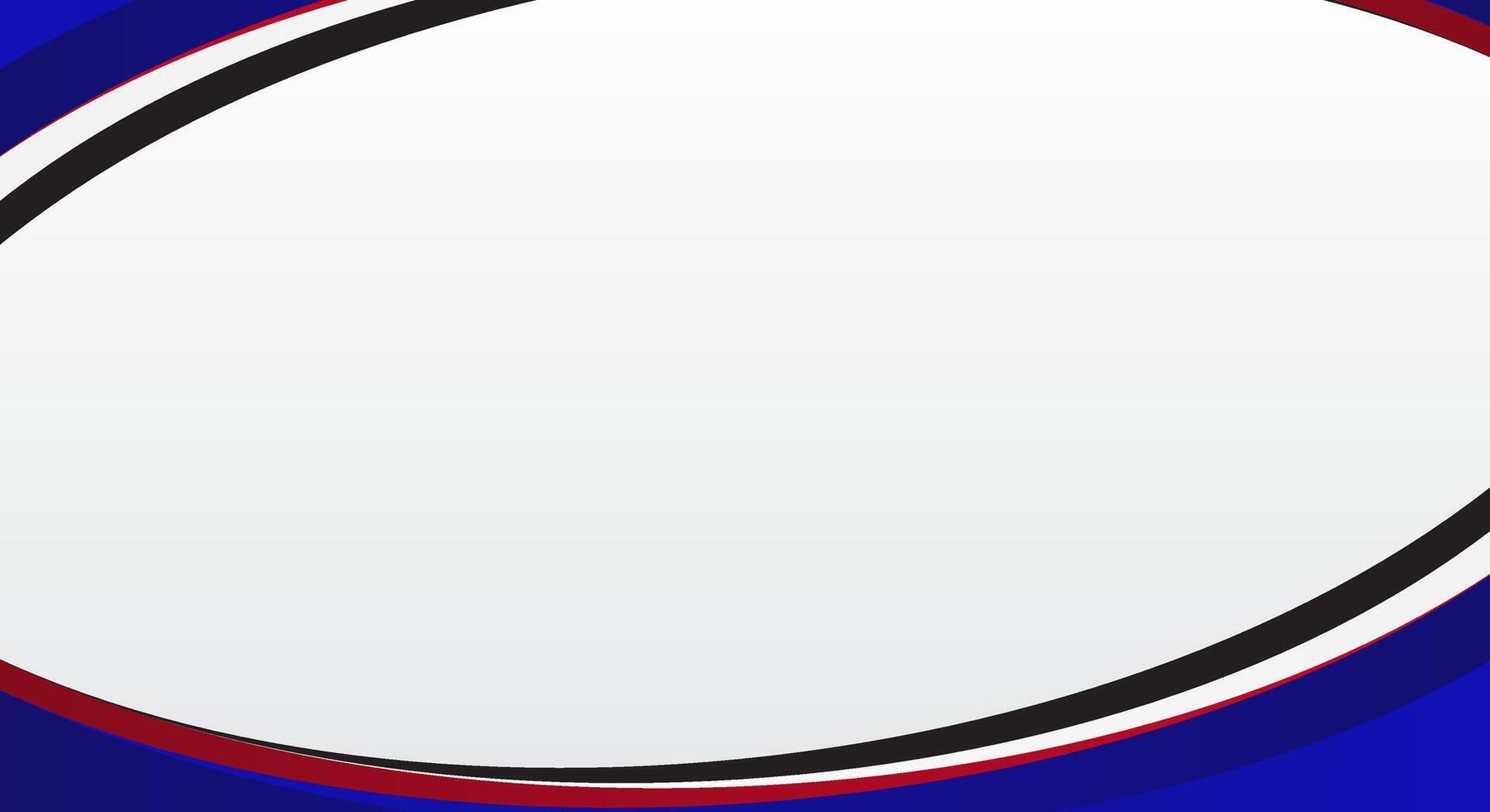 Modern blue red black wavy style for business background vector