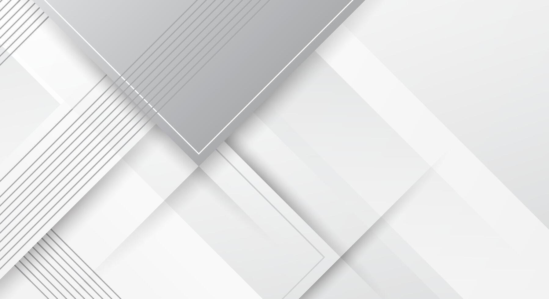 White gray gradient background with square style vector