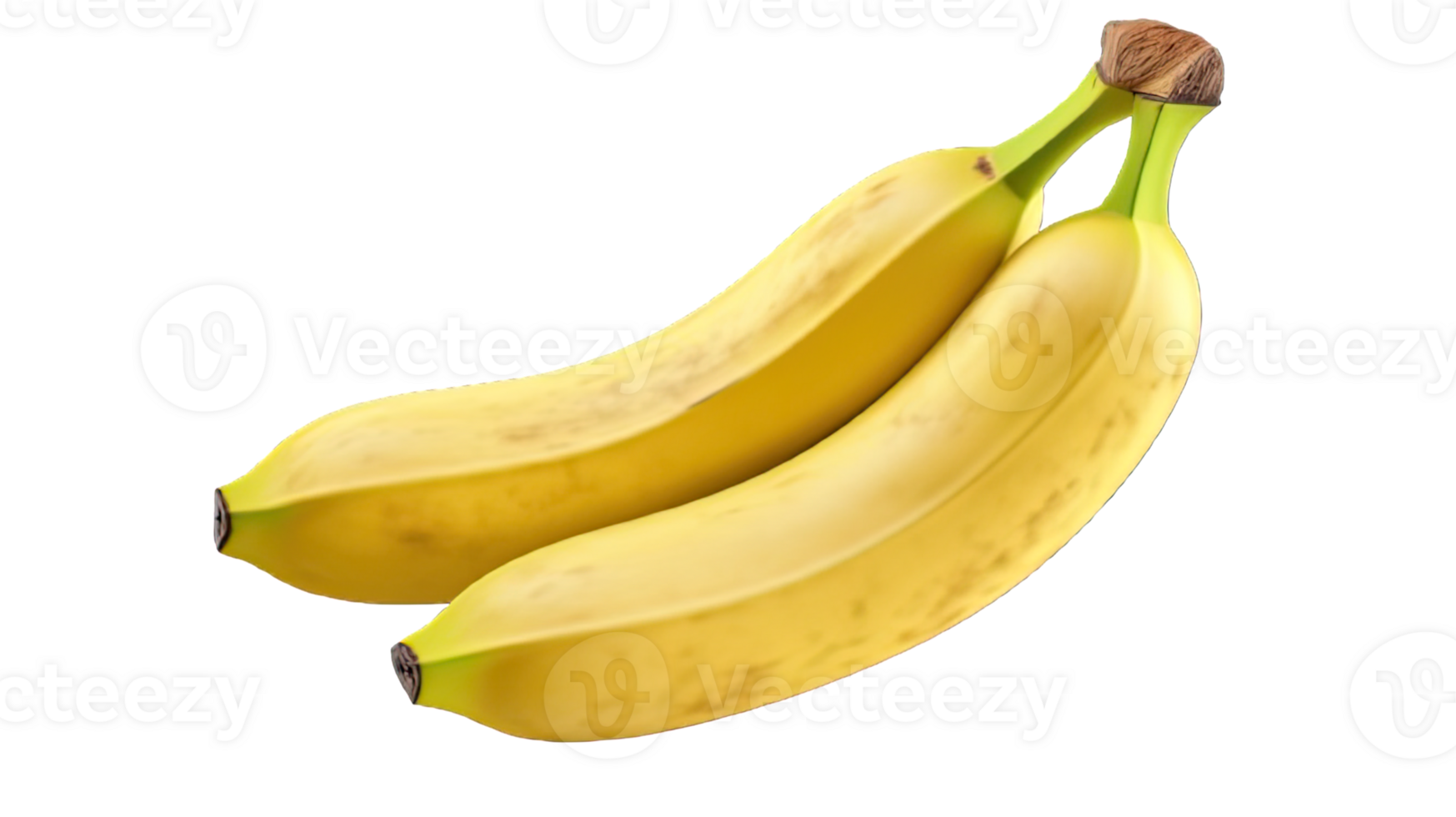 . Banana isolated on a transparent background. png