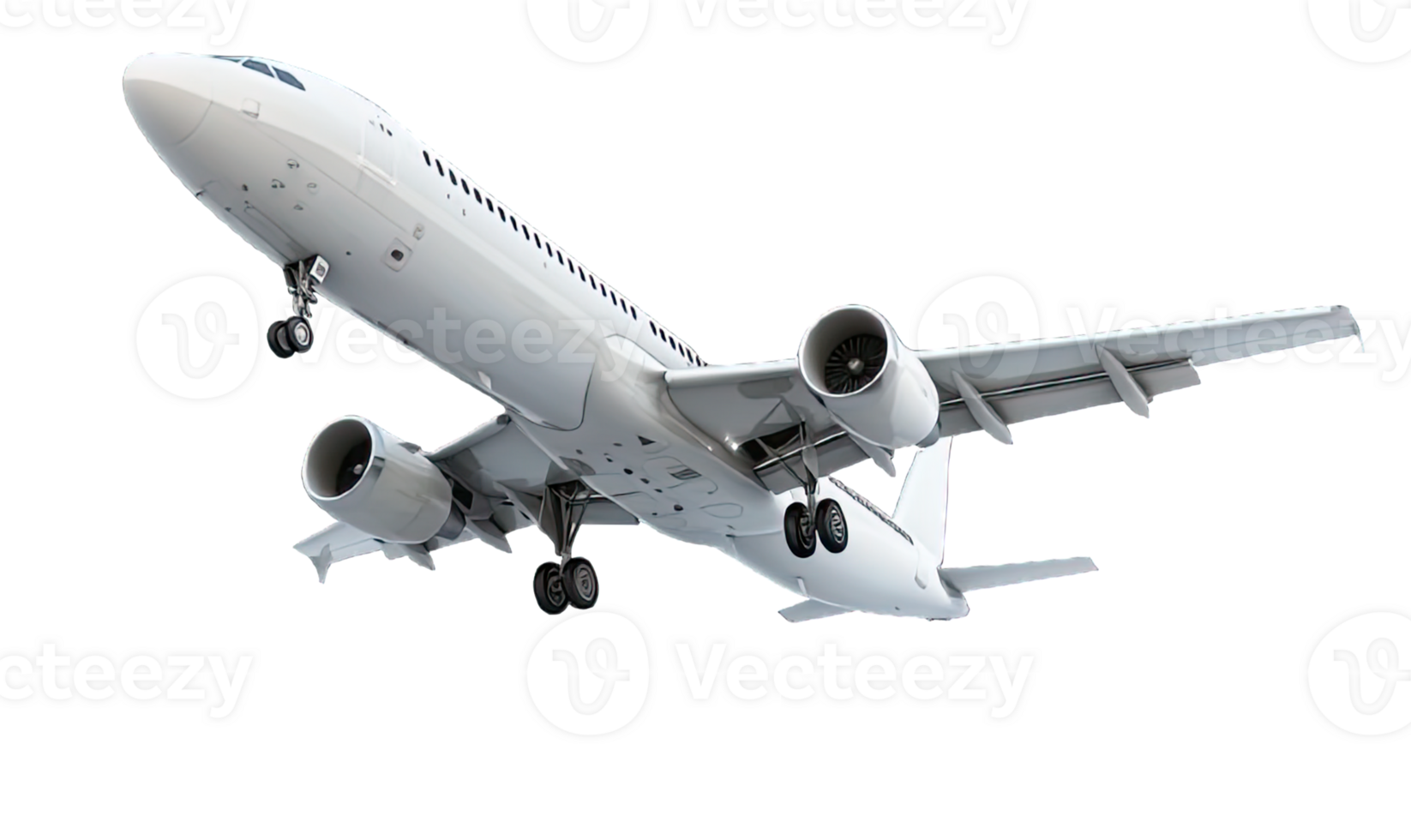 . Air plane boing isolated on a transparent background. png