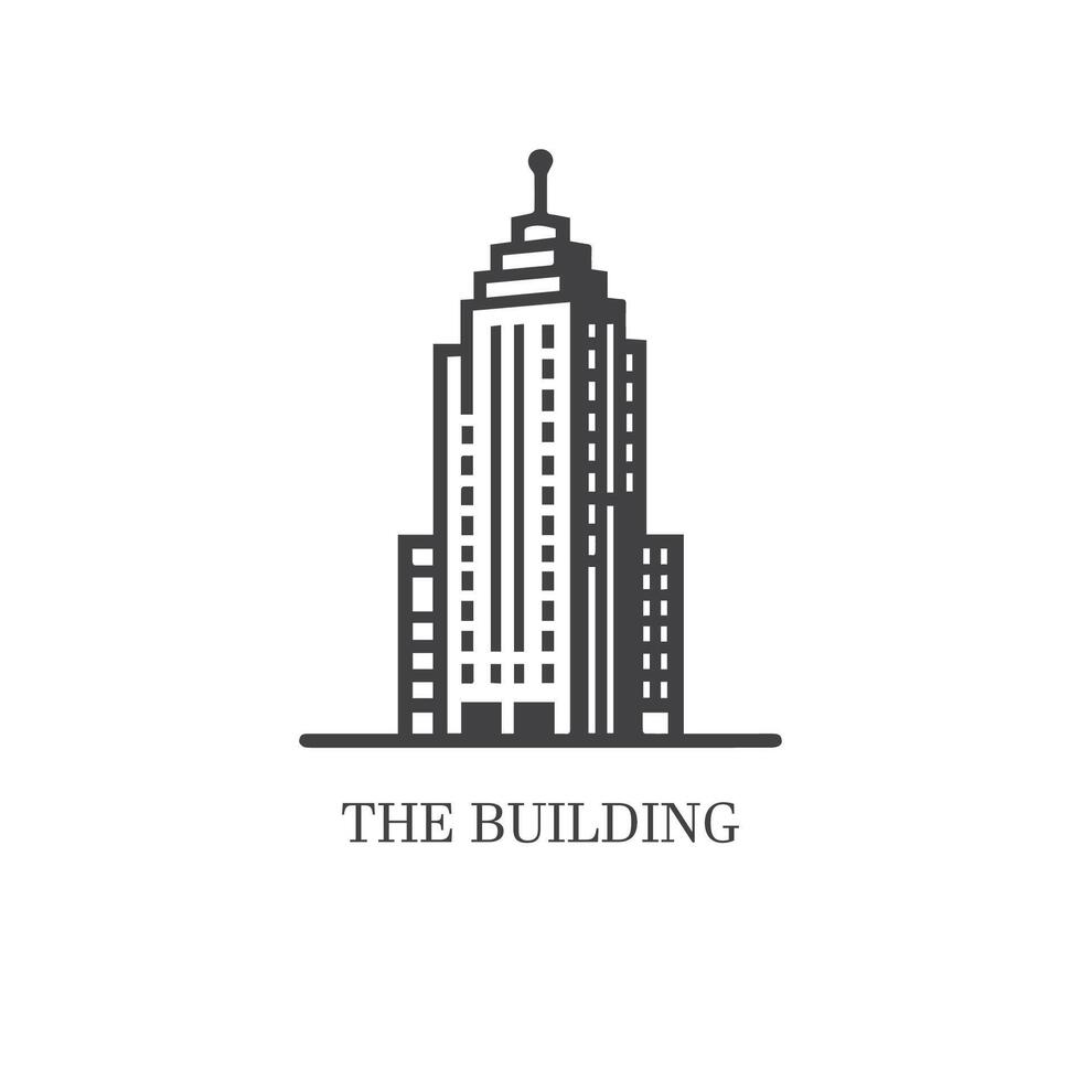 Minimal Building Design vector