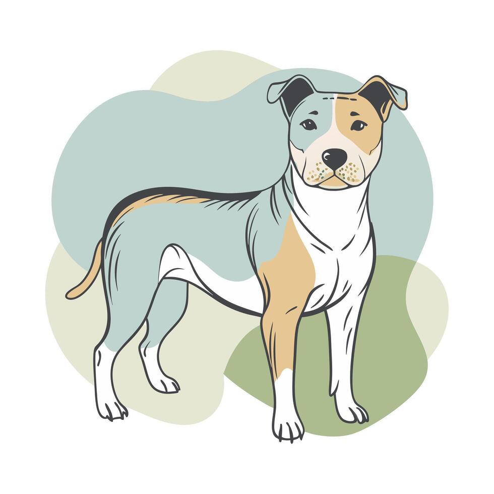 Dog Illustration Design vector