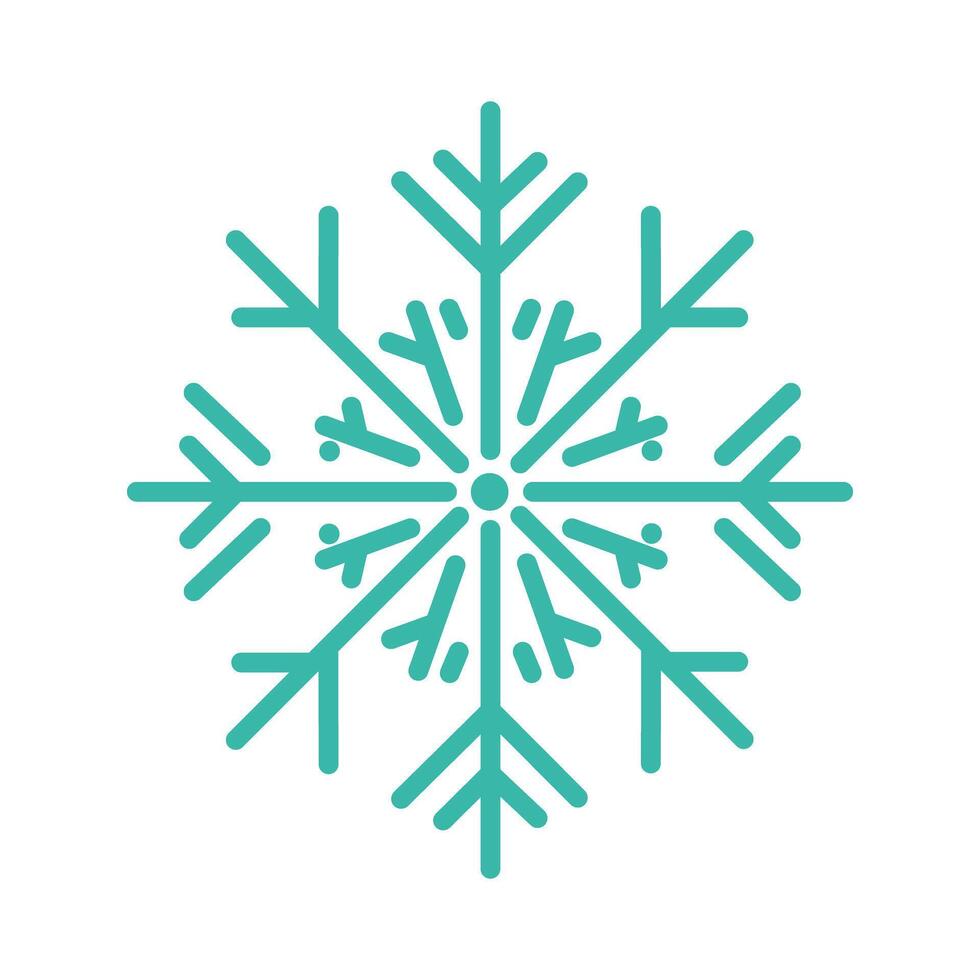 Snowflake Design for Winter Season vector