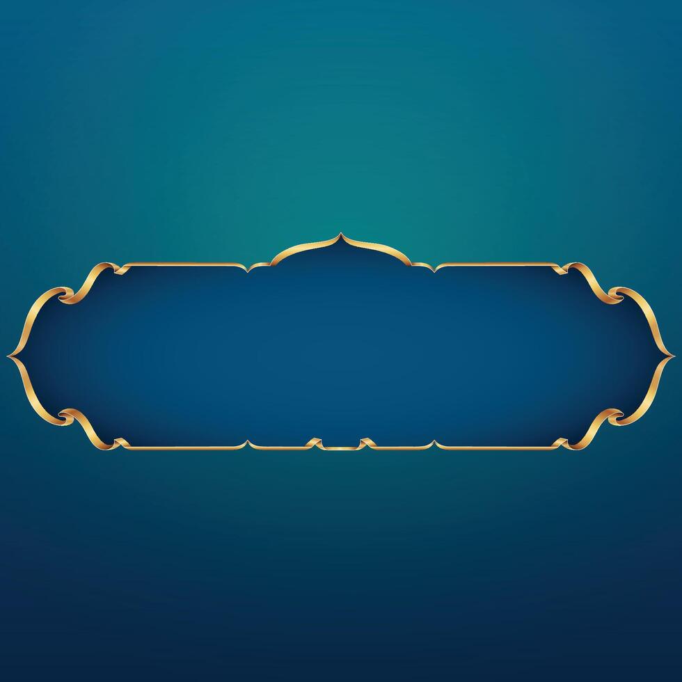 Frame Ribbon Style for post design decoration vector