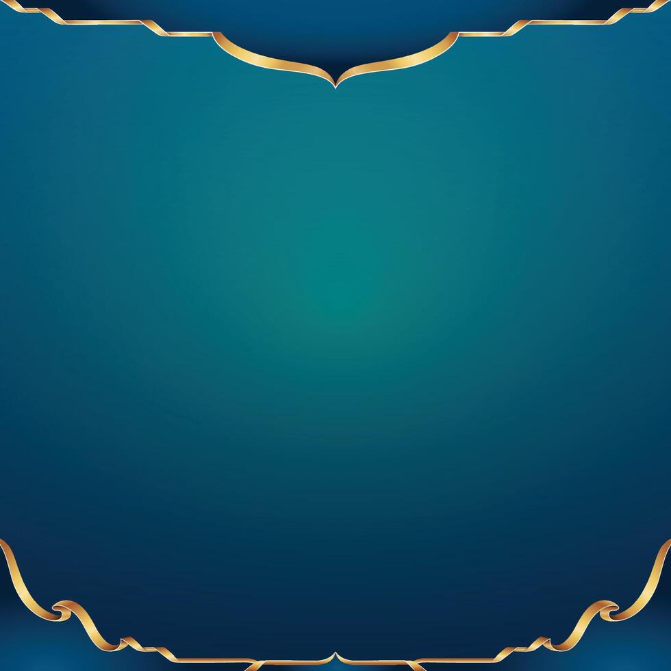 Frame Ribbon Corner for islamic background vector