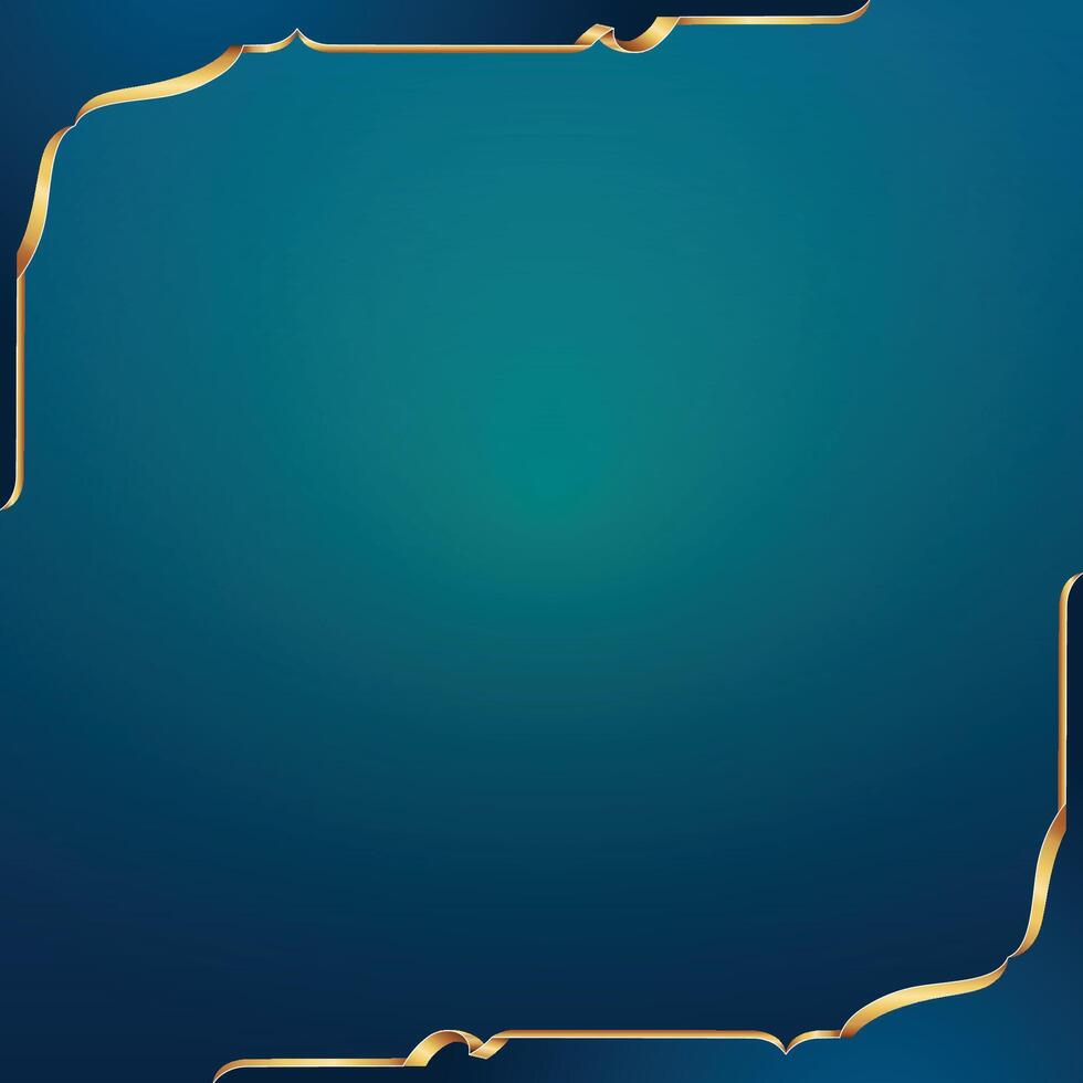 Frame Ribbon Corner for post design Decoration vector