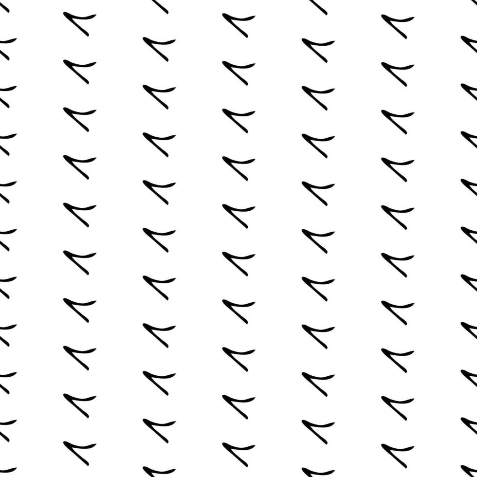 Seamless pattern with sketch squiggle vector