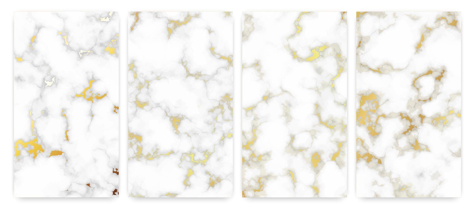 Gold marble texture background vector