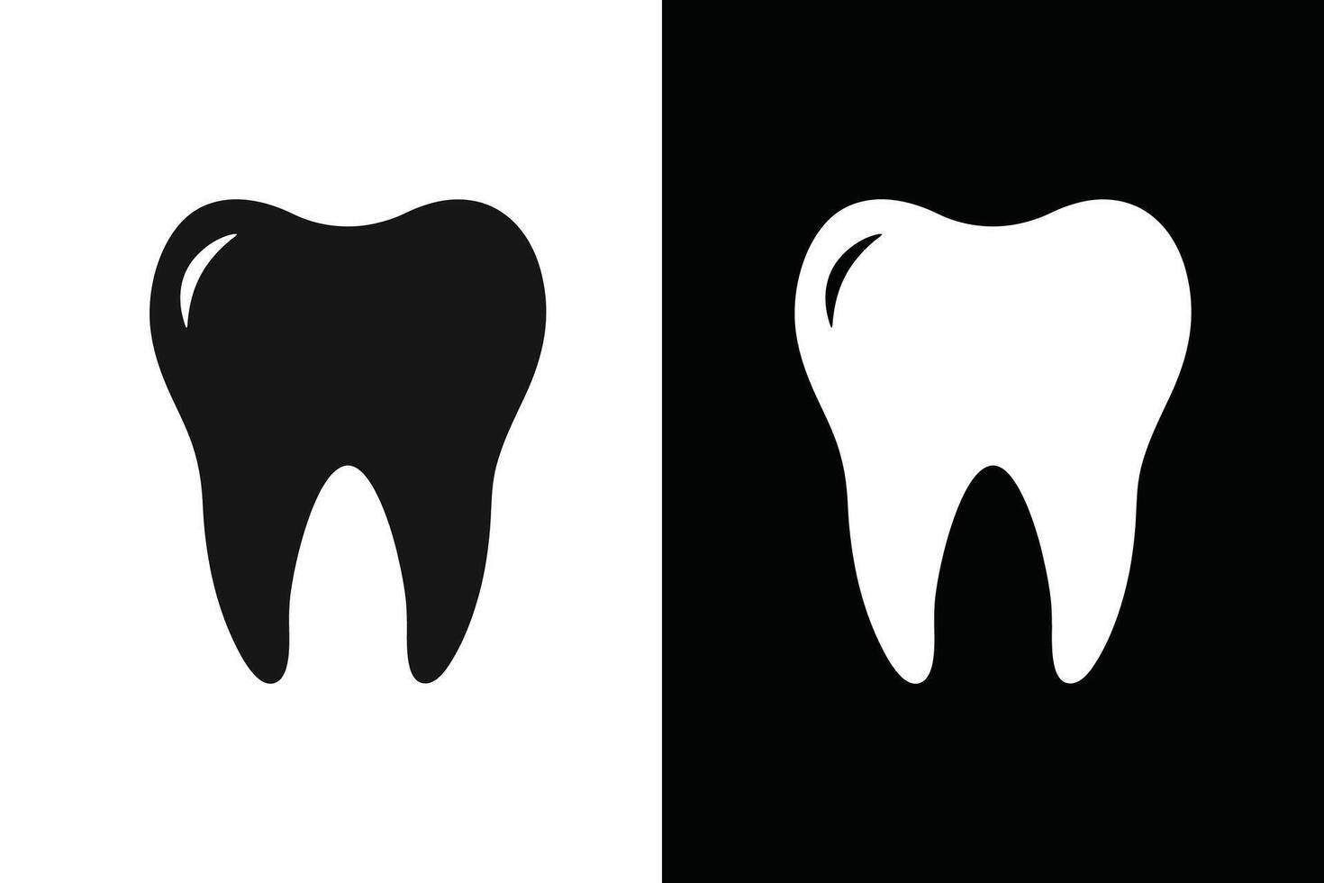 Teeth Silhouette Illustration vector