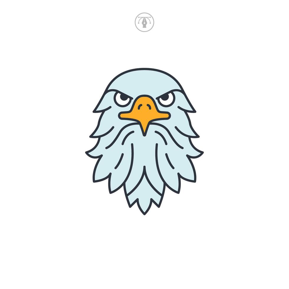 American Eagle icon symbol illustration isolated on white background vector