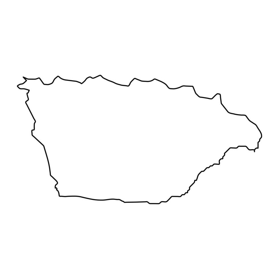 Tangir district map, administrative division of Pakistan. illustration. vector
