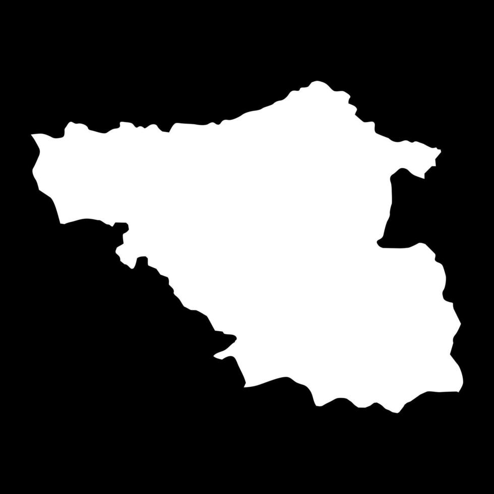Samtskhe Javakheti region map, administrative division of Georgia. illustration. vector