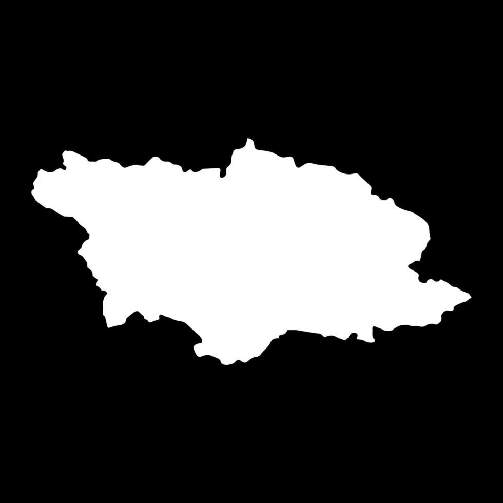Racha Lechkhumi and Kvemo Svaneti region map, administrative division of Georgia. illustration. vector