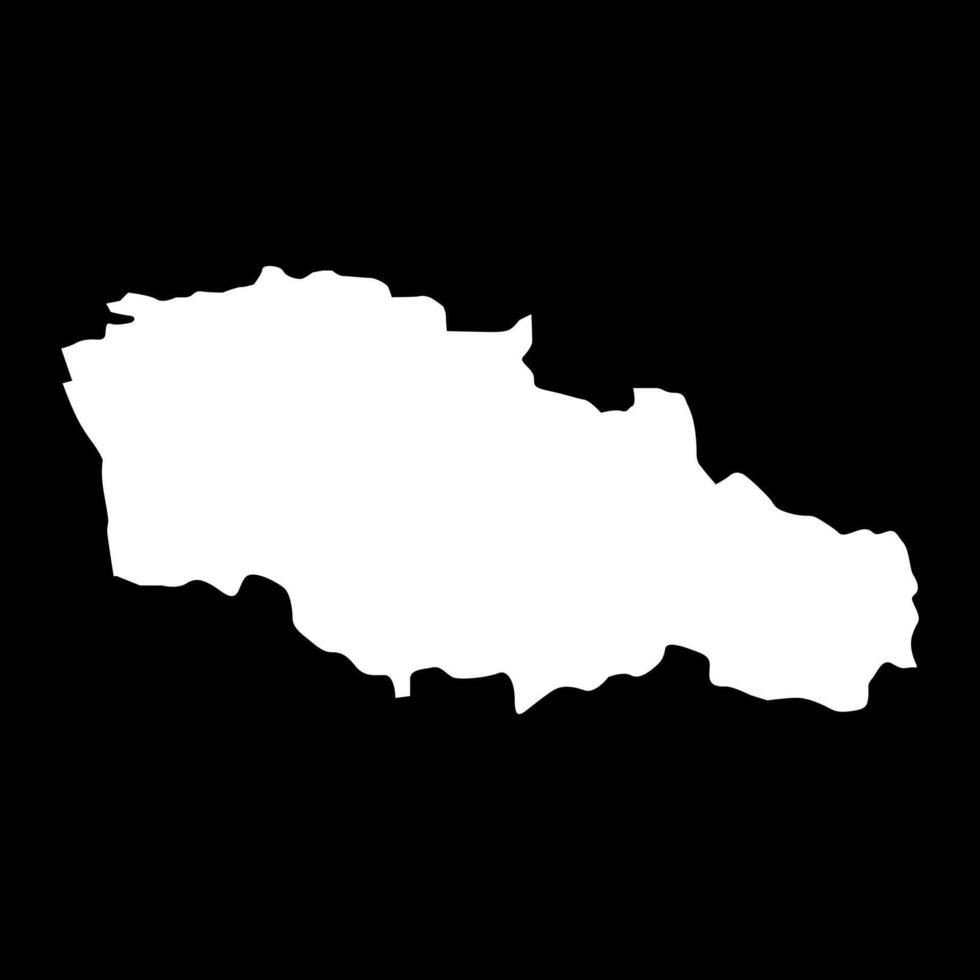 Guria region map, administrative division of Georgia. illustration. vector