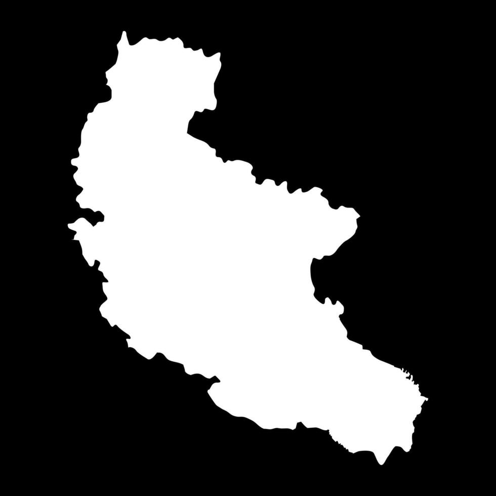 Kakheti region map, administrative division of Georgia. illustration. vector