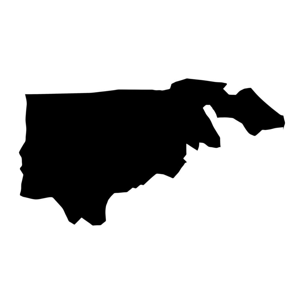 Kashmore district map, administrative division of Pakistan. illustration. vector