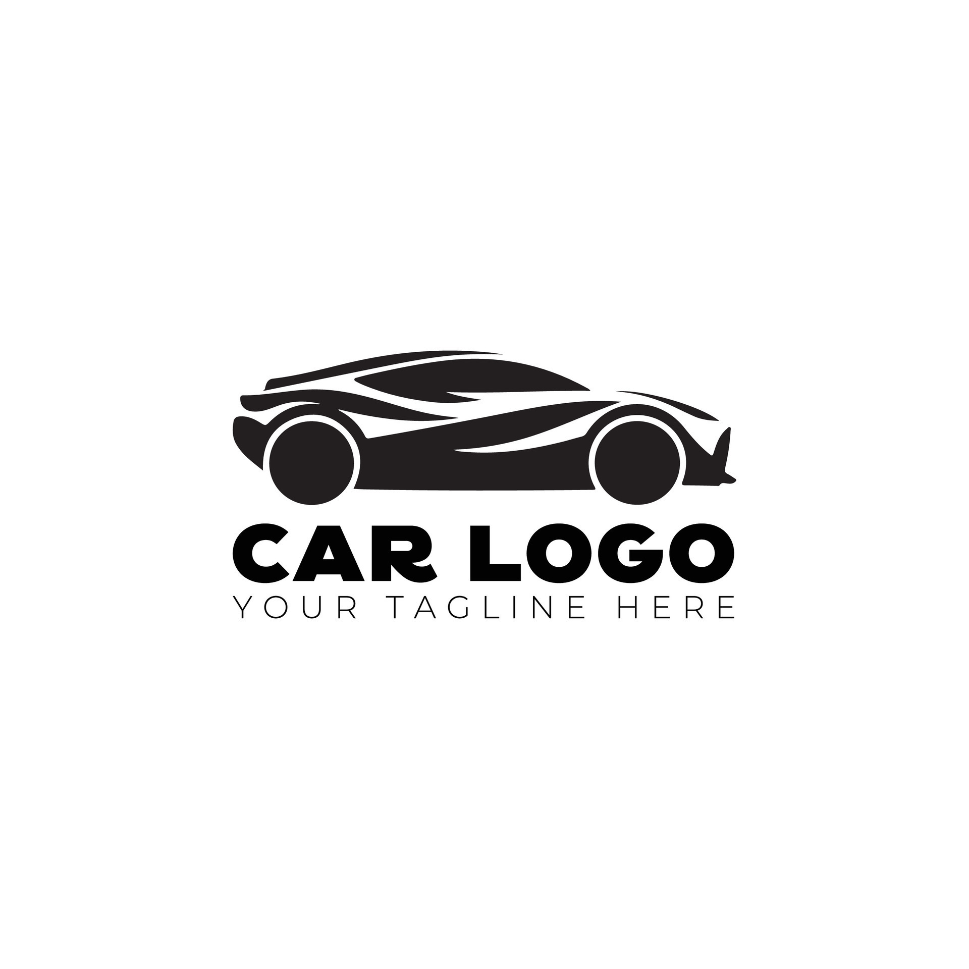car minimal electrical modern logo design, car minimalist simple logo