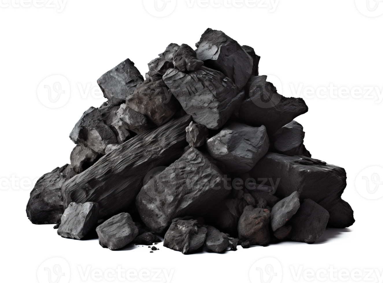 Coal Isolated on Transparent Background png