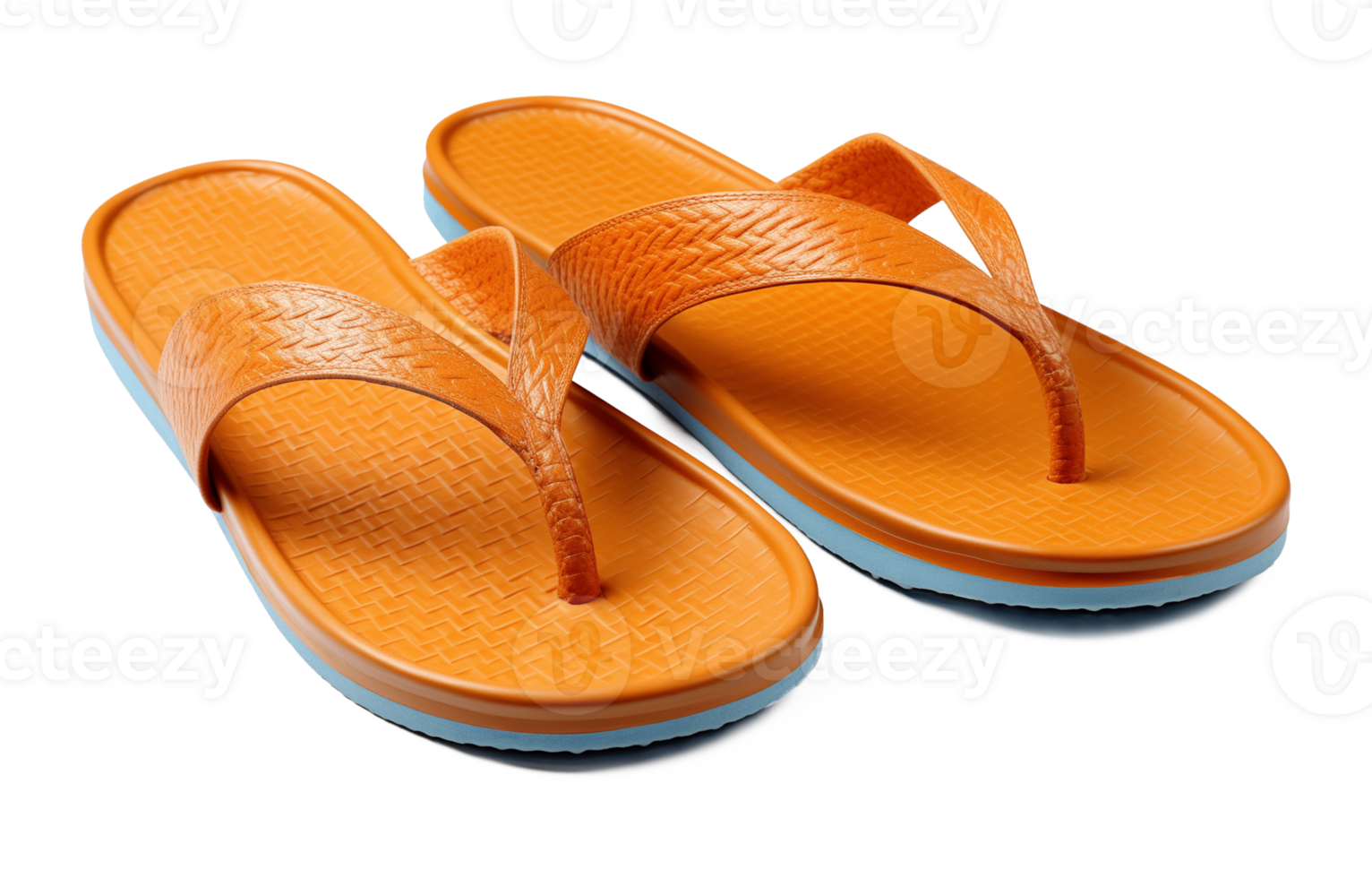 Beach Summer Slippers Isolated on Transparent Background png