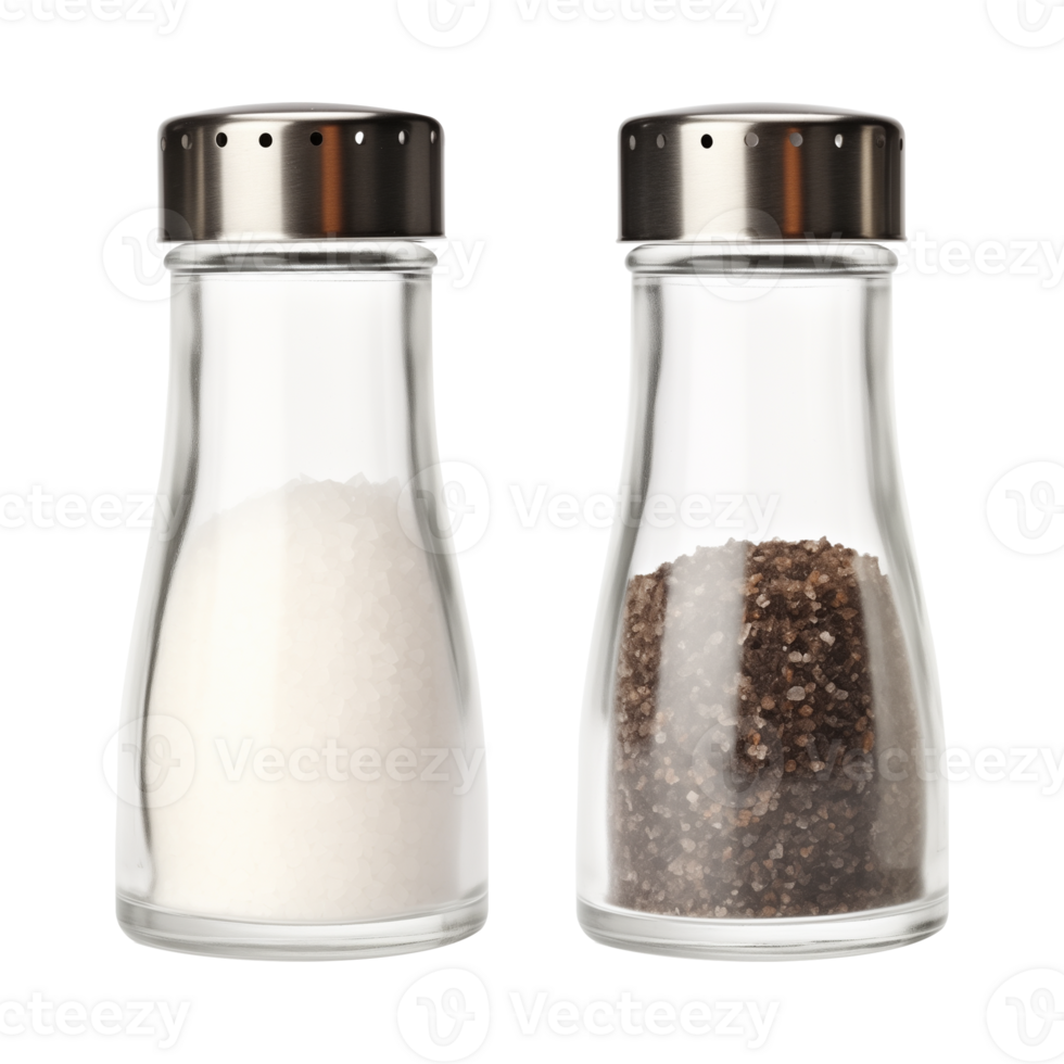 Salt and Pepper Isolated on Transparent Background png