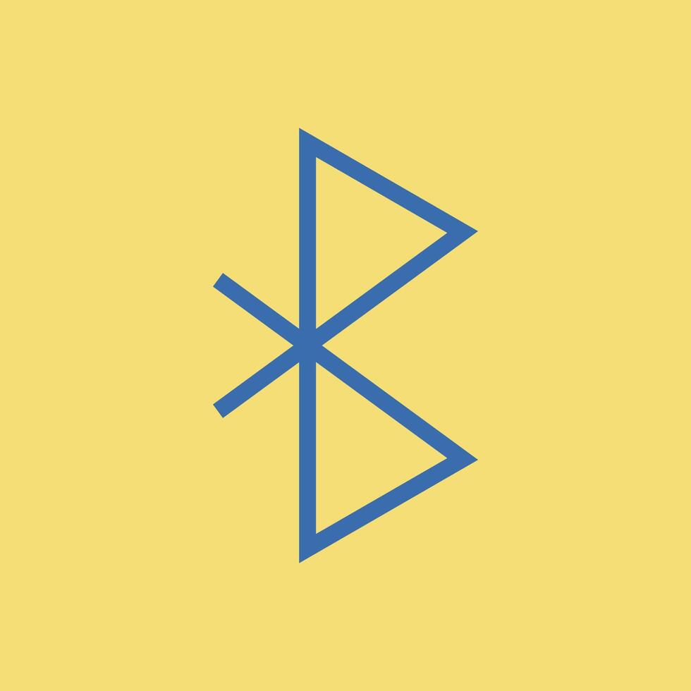 bluetooth icon free symbol design web vector