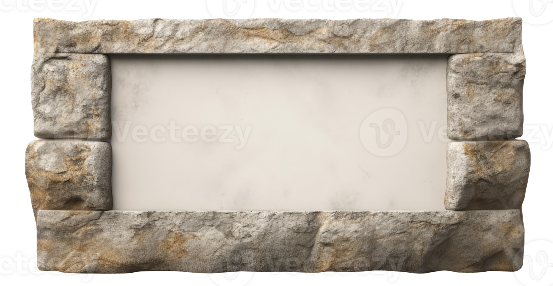 Empty Stone Signboard png