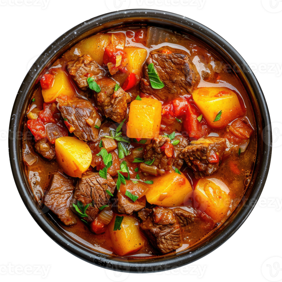 Beef Stew in a Bowl png