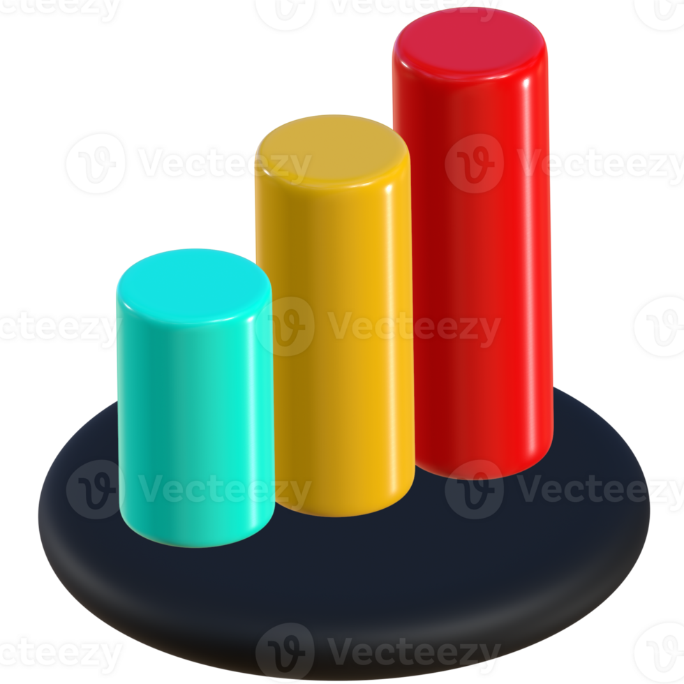 Graph 3d illustration png