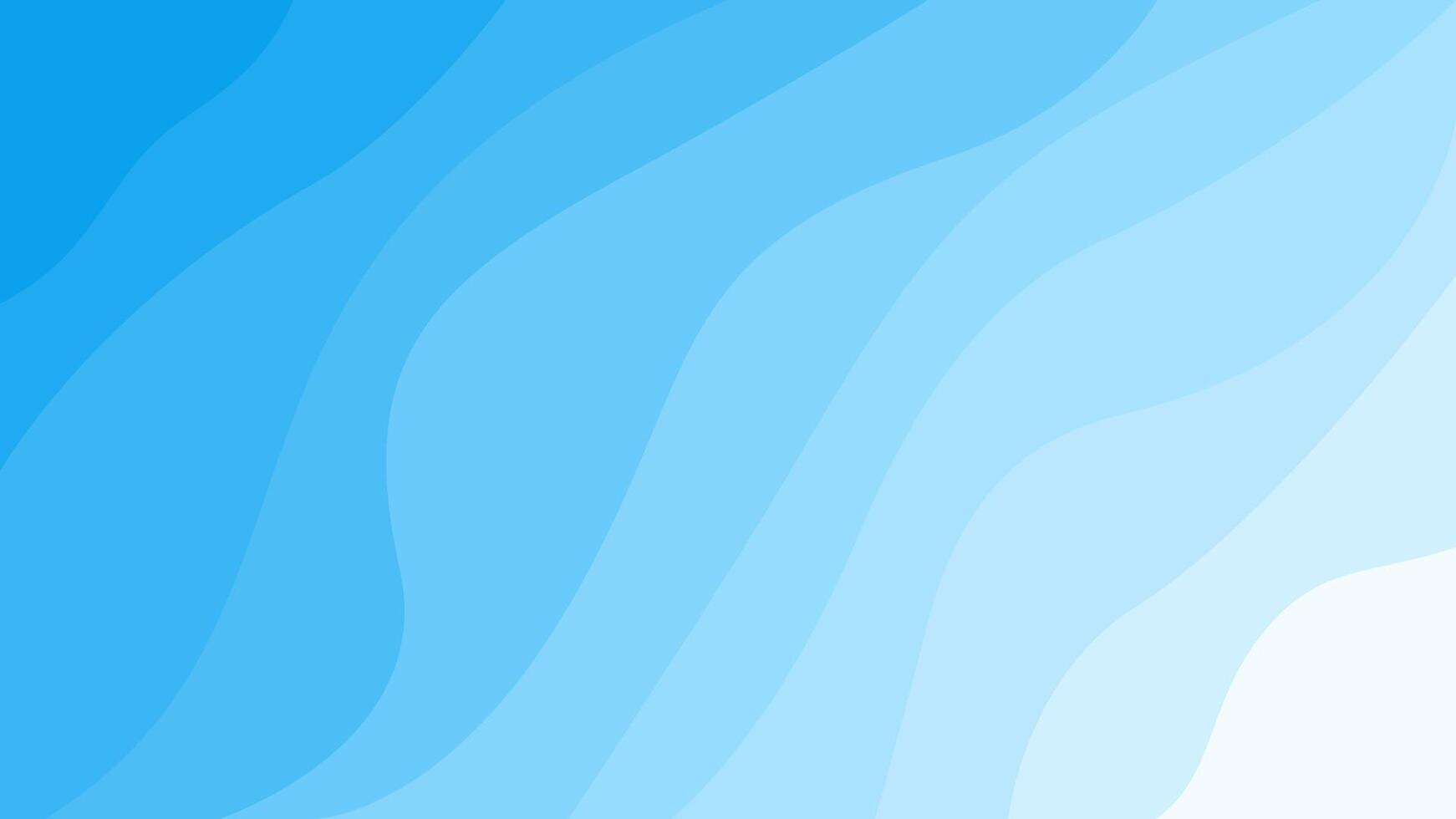 a blue and white background with waves vector