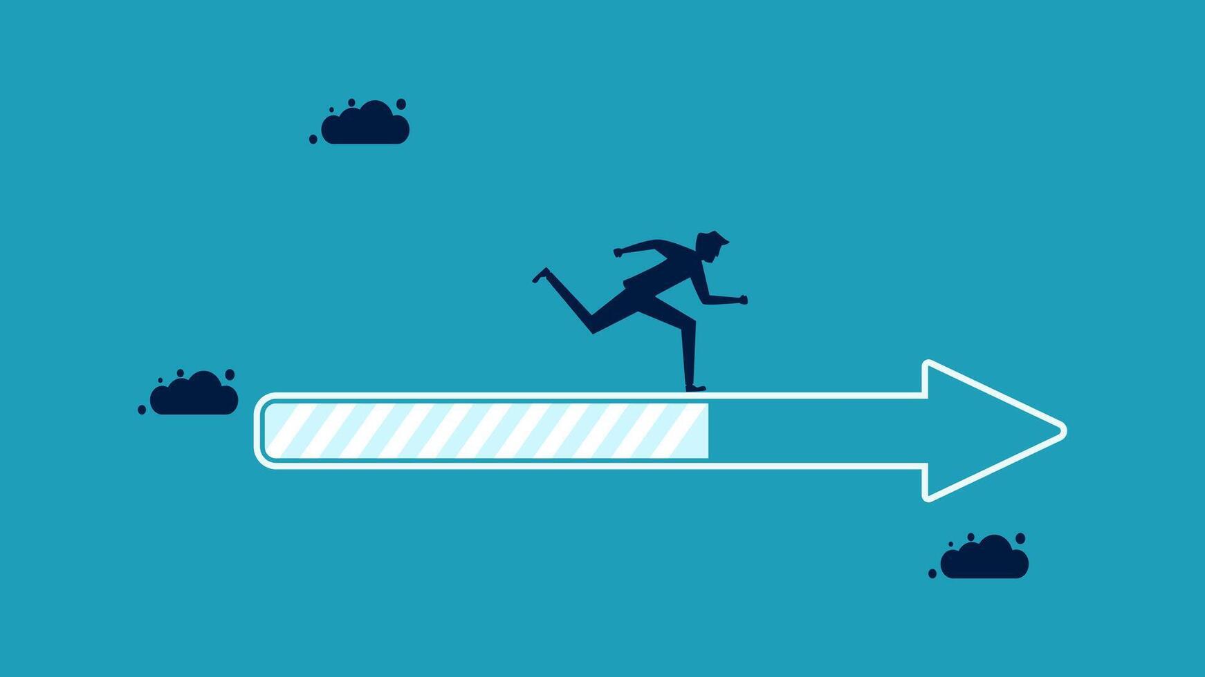 invesment , progress ,direction, growth concept vector