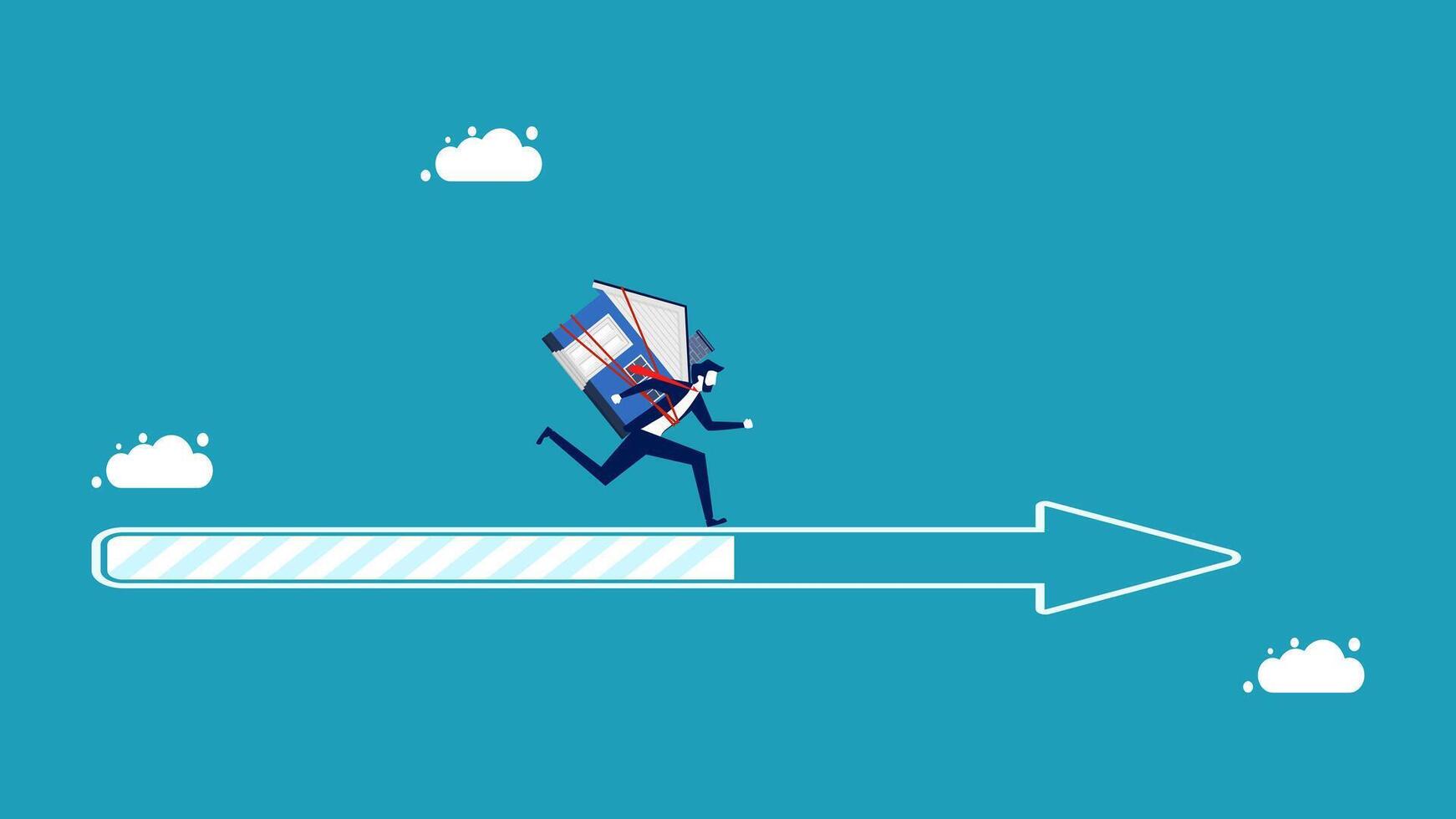 success progress direction loading vector