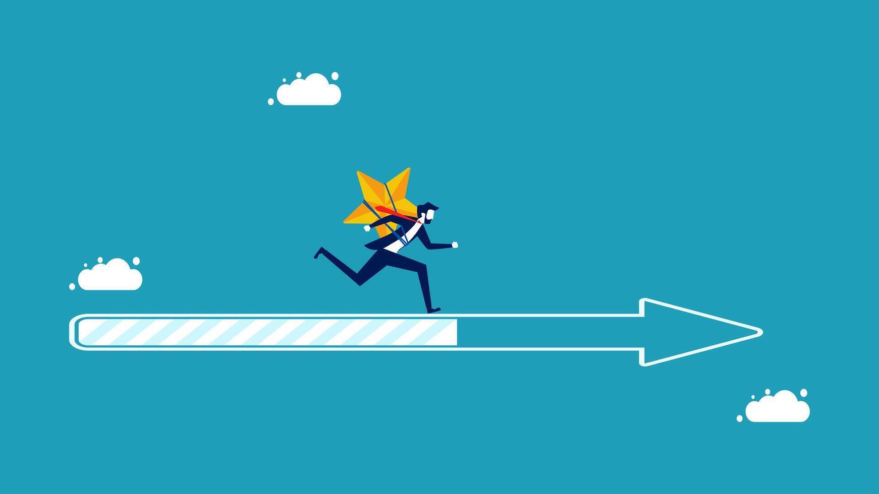 success progress direction loading vector