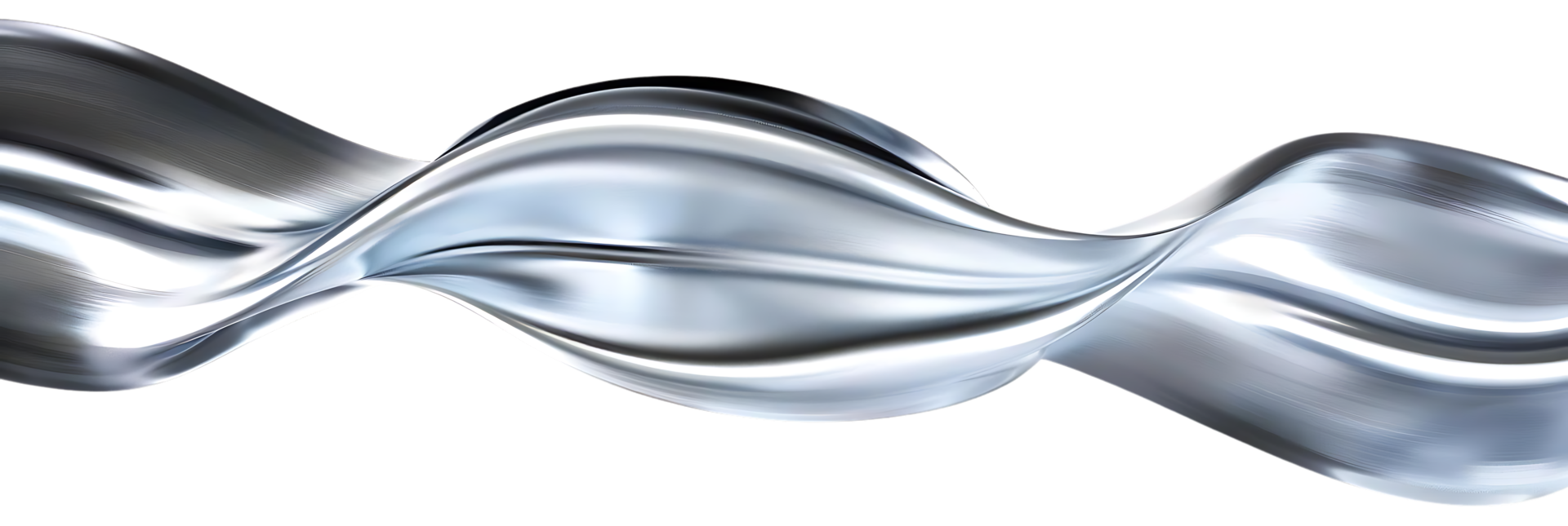 Silver Fabric Draped with a Transparent Background Smooth, Shiny, and Flowing png