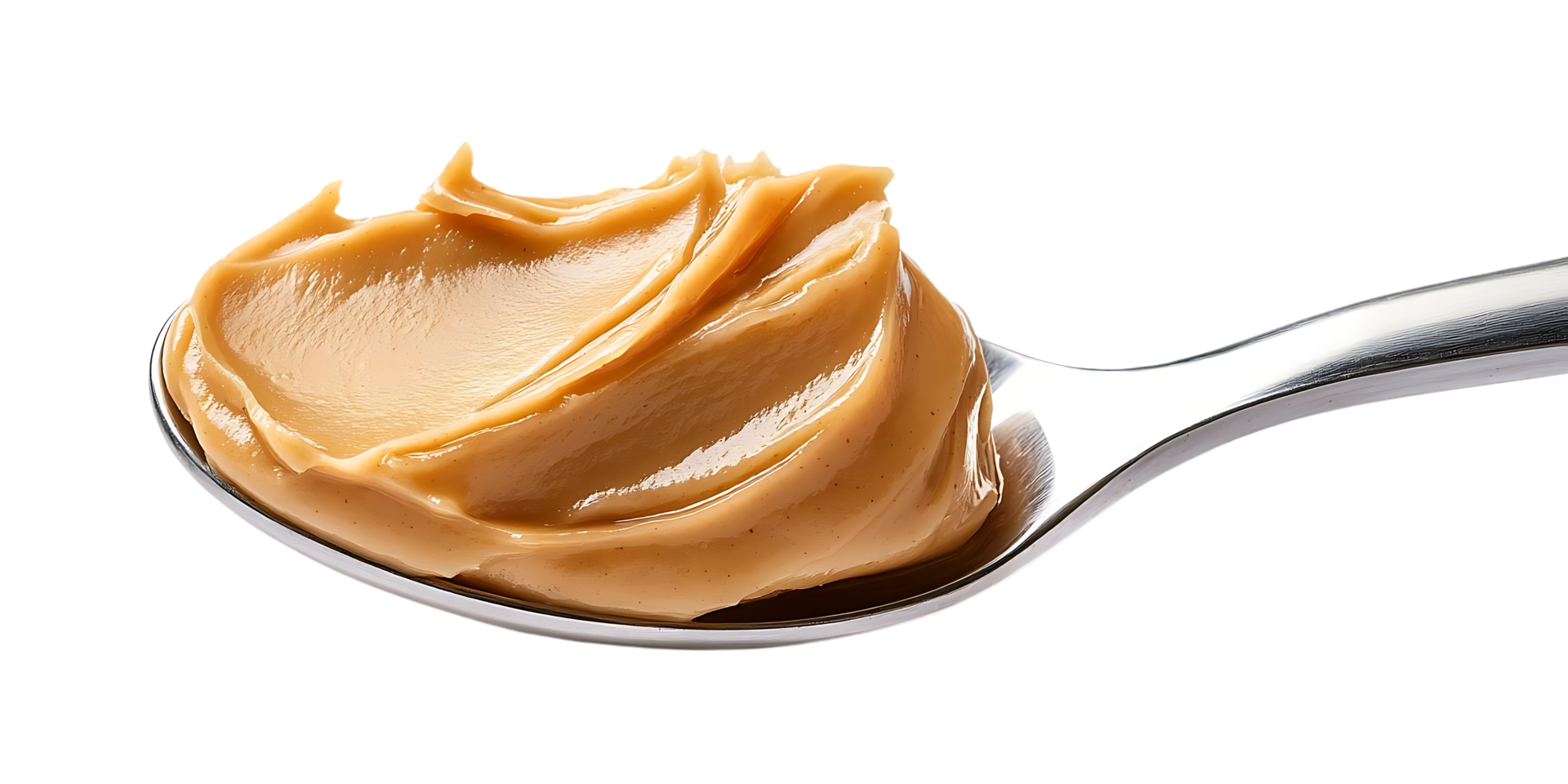 Peanut Butter on a Spoon with a Transparent Background Delicious and Creamy Peanut Butter on a Spoon with a Transparent Background png