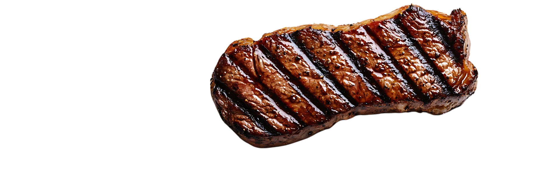 Grilled Steak with a Transparent Background A Delicious and Juicy Cut of Meat with Crisp Grill Marks png