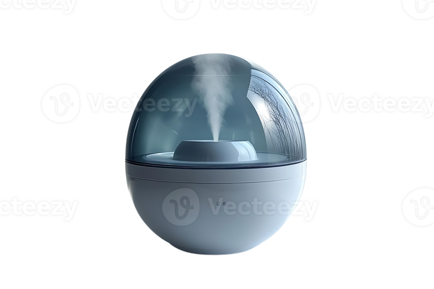 Ultrasonic Cool Mist Humidifier with Transparent Background for Home, Office, and Bedroom png