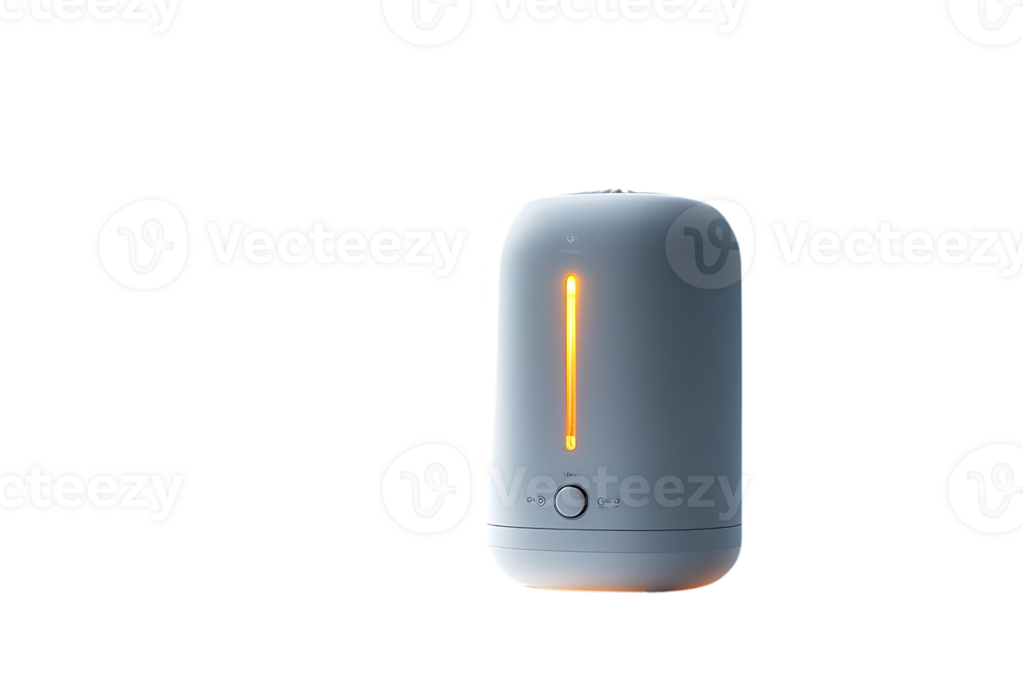 Modern White Diffuser with a Warm, Glowing Light, Enhancing Your Home's Ambiance with a Transparent Background png