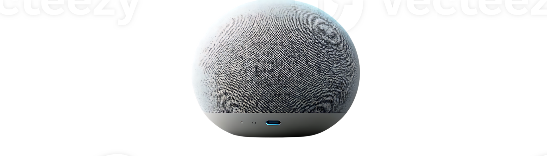 Smart Speaker with Transparent Background - A Modern Design for Superior Audio png