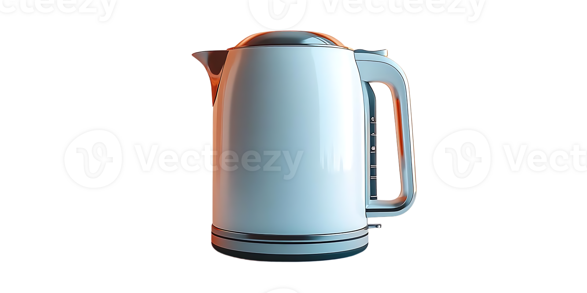 White Electric Kettle with Transparent Background, Boils Water Quickly and Efficiently, Perfect for Tea or Coffee, Stylish and Modern Design, Easy to Use png
