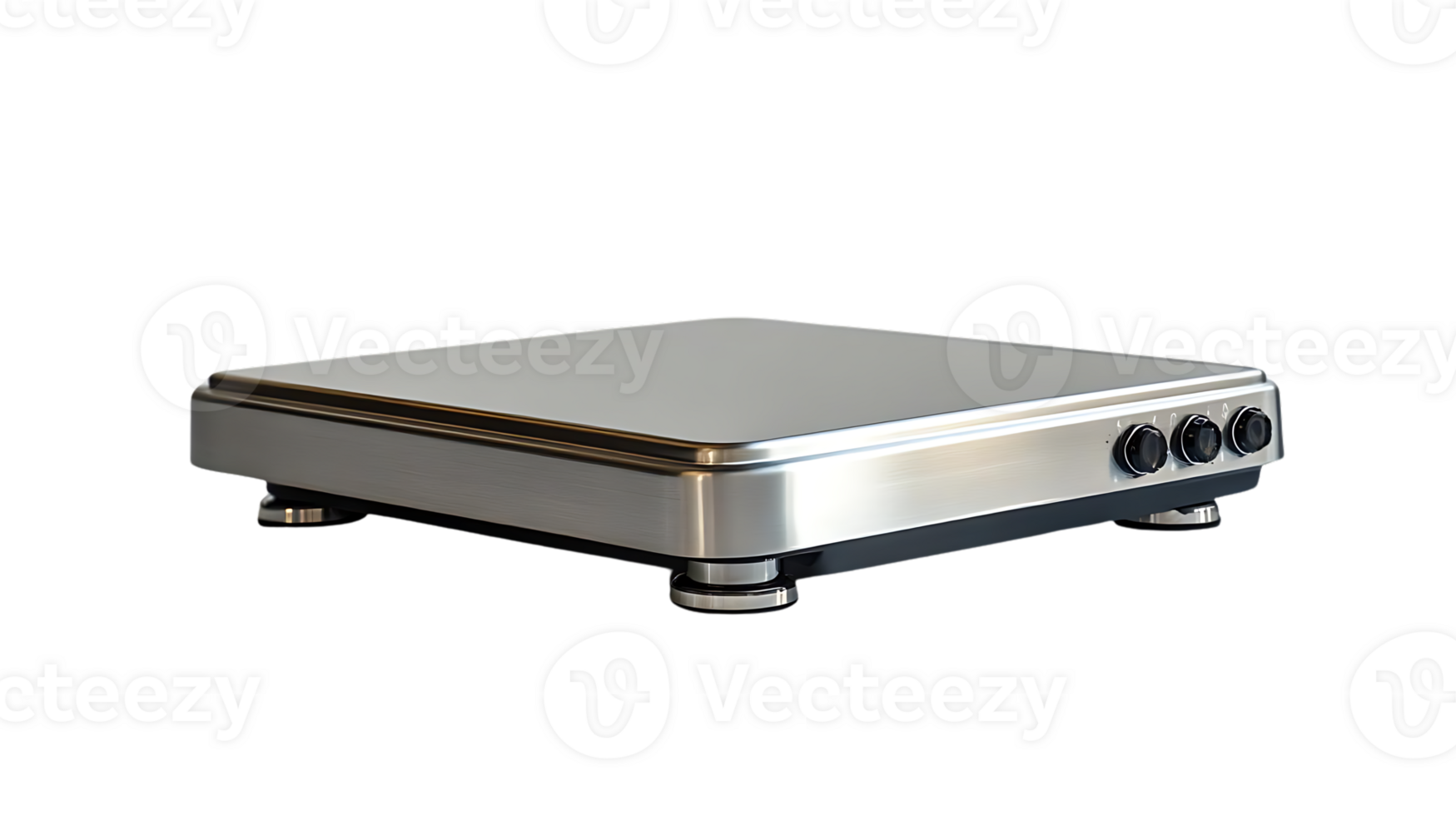 Stainless Steel Digital Kitchen Scale with Transparent Background for Accurate Weighing and Precise Measurements, Ideal for Cooking and Baking. png