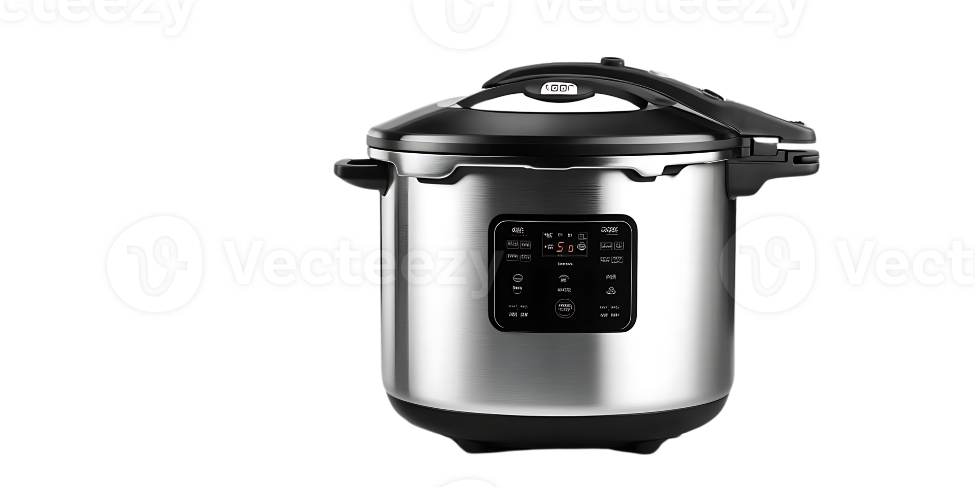 Electric Pressure Cooker with Transparent Background, Multi-Functional Kitchen Appliance for Fast and Easy Cooking png