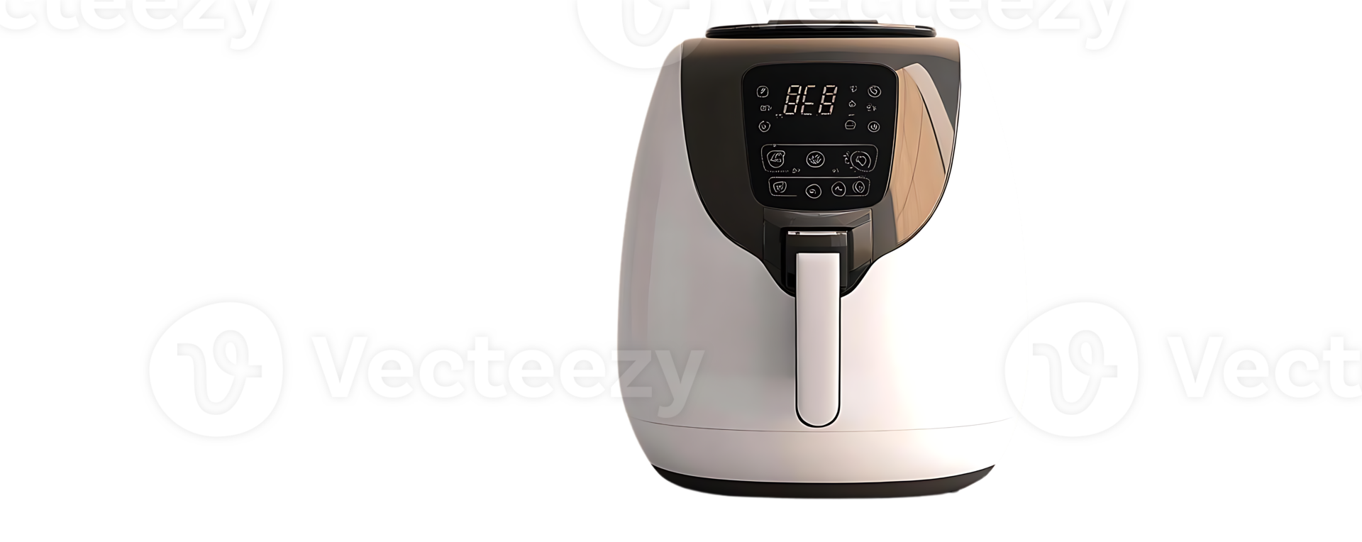 Digital Air Fryer with a Transparent Background, Ideal for Healthy and Delicious Cooking png