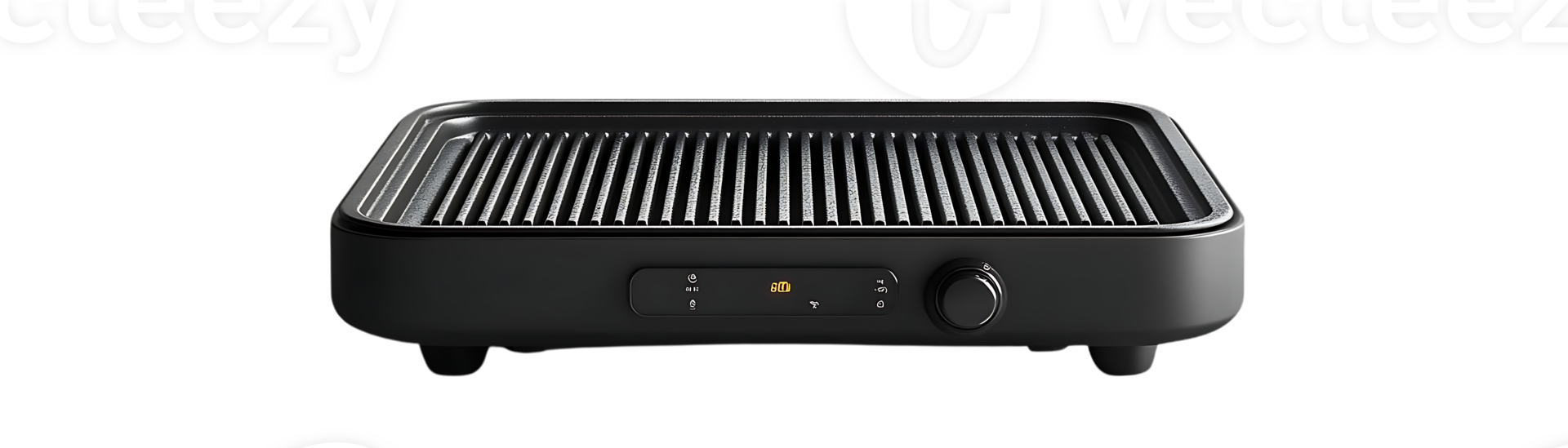 Electric Grill with Transparent Background, Sleek Design, and Temperature Control for Perfect Grilling png