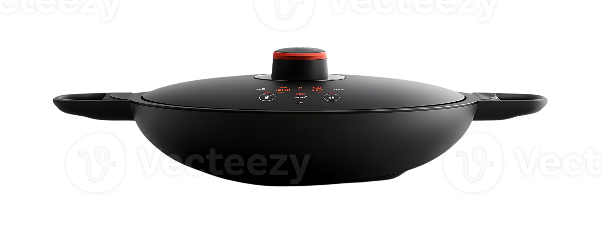 Smart Pan with Transparent Background, Seamless Cooking Experience with Temperature and Timer Controls png